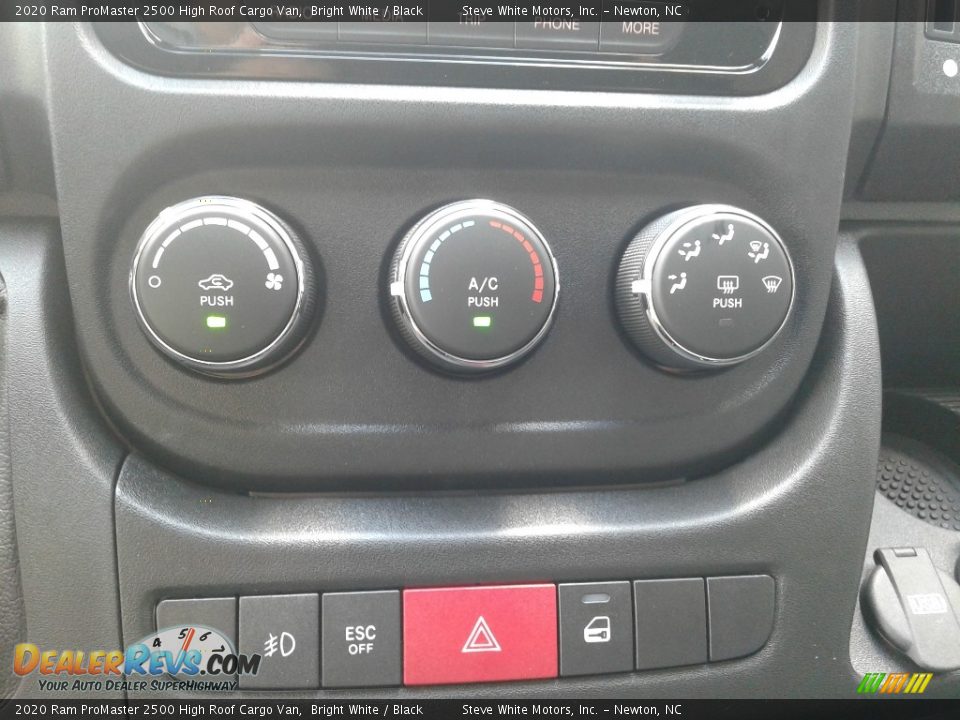 2020 Ram ProMaster 2500 High Roof Cargo Van Bright White / Black Photo #23