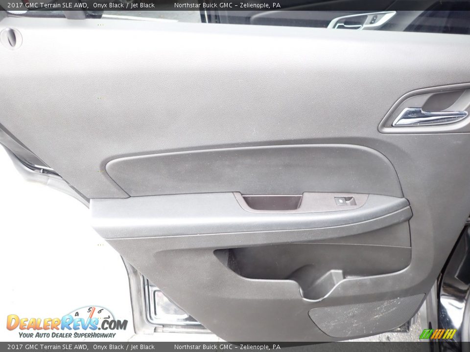 2017 GMC Terrain SLE AWD Onyx Black / Jet Black Photo #22