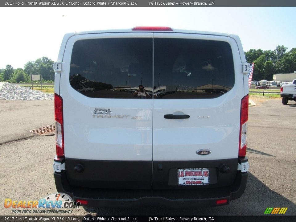 2017 Ford Transit Wagon XL 350 LR Long Oxford White / Charcoal Black Photo #30