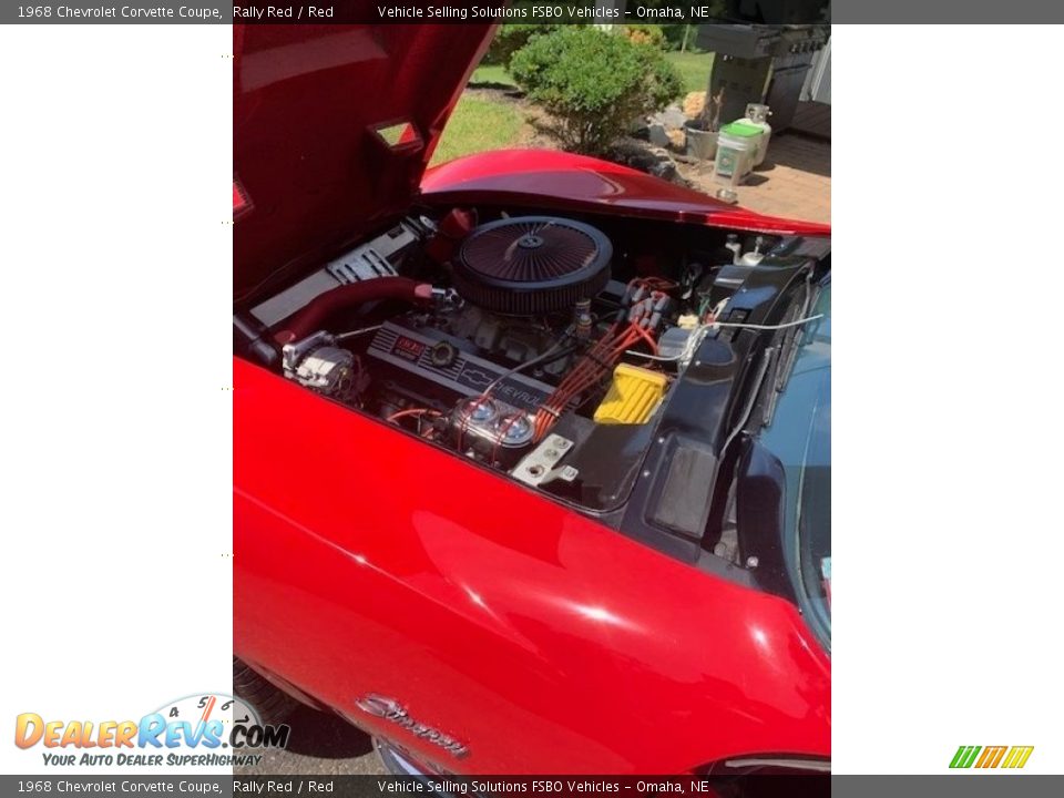 1968 Chevrolet Corvette Coupe Rally Red / Red Photo #23