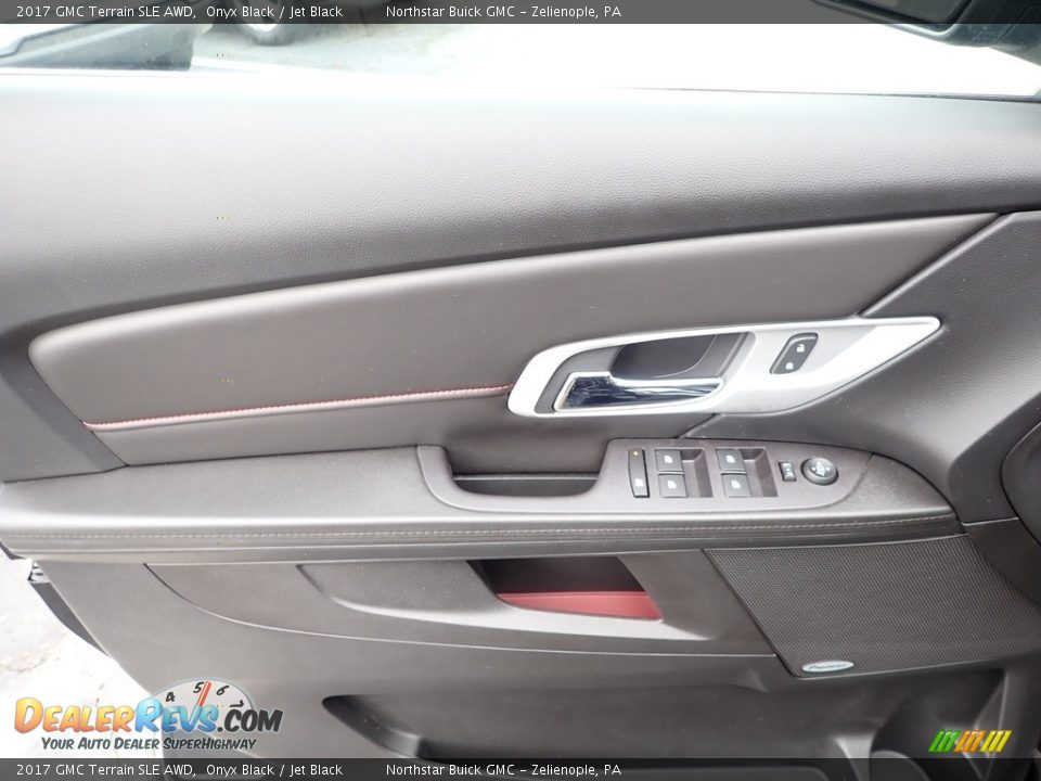 2017 GMC Terrain SLE AWD Onyx Black / Jet Black Photo #23
