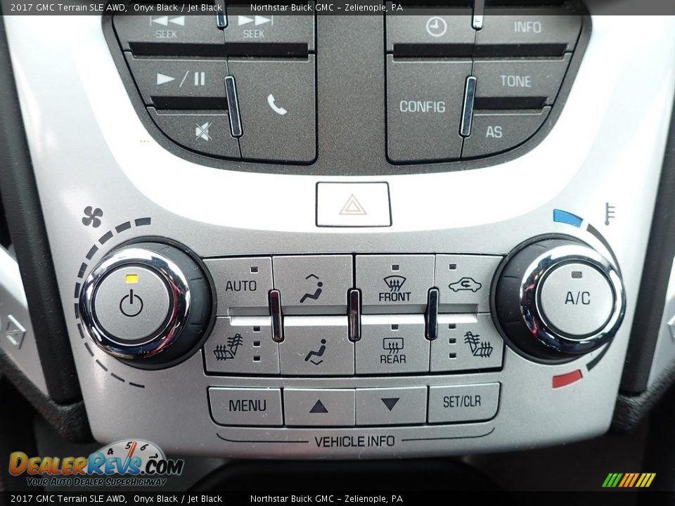 2017 GMC Terrain SLE AWD Onyx Black / Jet Black Photo #25