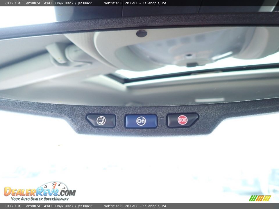 2017 GMC Terrain SLE AWD Onyx Black / Jet Black Photo #28