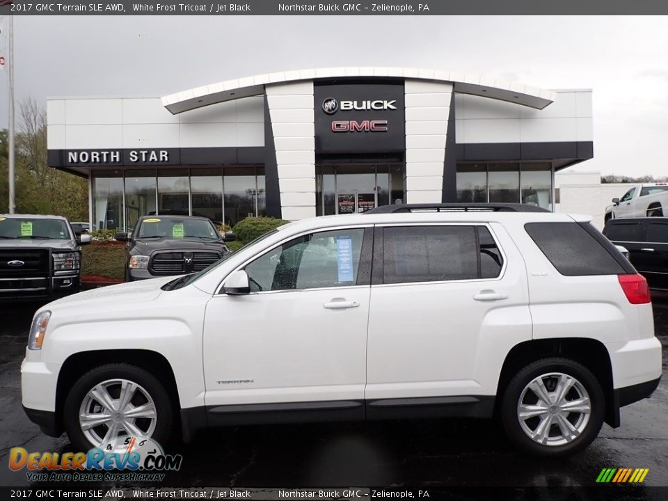 2017 GMC Terrain SLE AWD White Frost Tricoat / Jet Black Photo #1