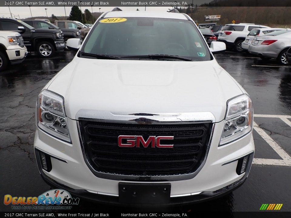 2017 GMC Terrain SLE AWD White Frost Tricoat / Jet Black Photo #3