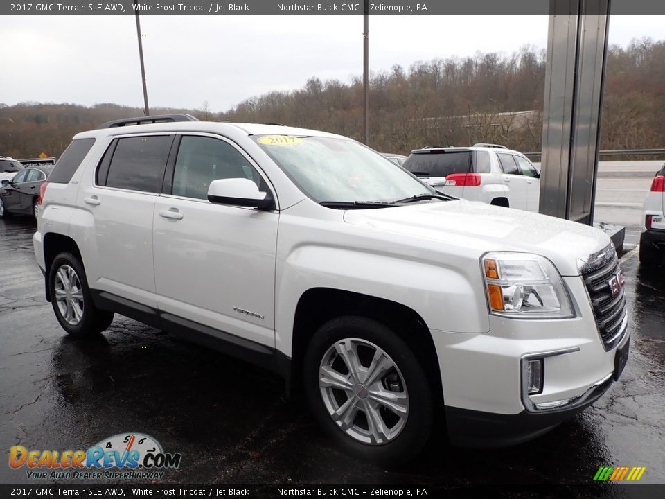 2017 GMC Terrain SLE AWD White Frost Tricoat / Jet Black Photo #4