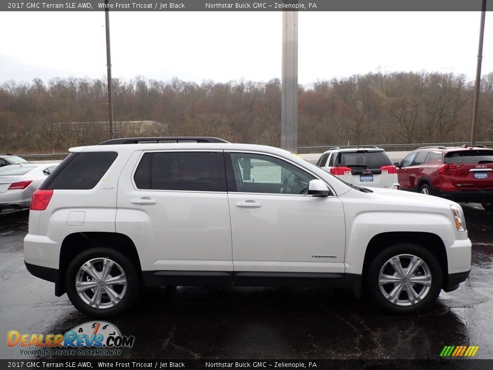 2017 GMC Terrain SLE AWD White Frost Tricoat / Jet Black Photo #5