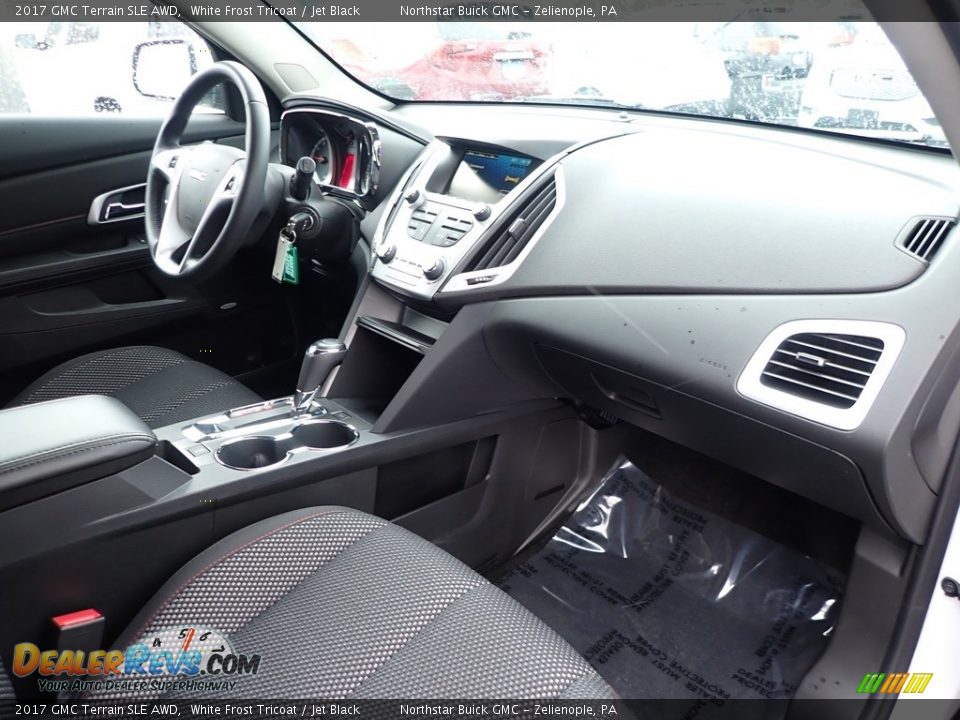 2017 GMC Terrain SLE AWD White Frost Tricoat / Jet Black Photo #6