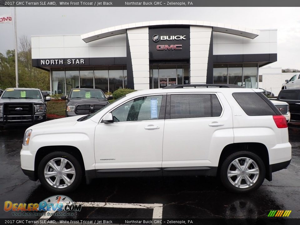 2017 GMC Terrain SLE AWD White Frost Tricoat / Jet Black Photo #13