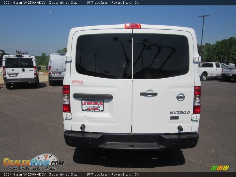 2014 Nissan NV 2500 HD SV Glacier White / Gray Photo #4