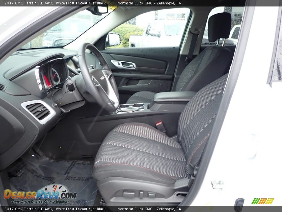 2017 GMC Terrain SLE AWD White Frost Tricoat / Jet Black Photo #17