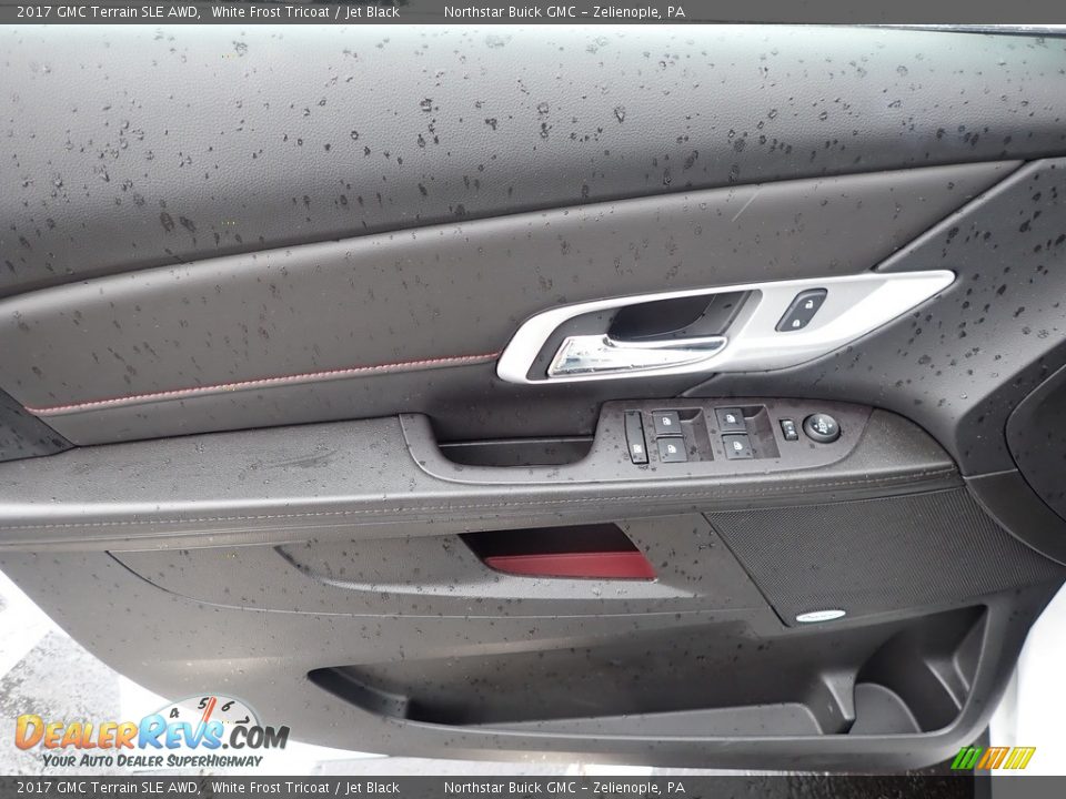2017 GMC Terrain SLE AWD White Frost Tricoat / Jet Black Photo #21