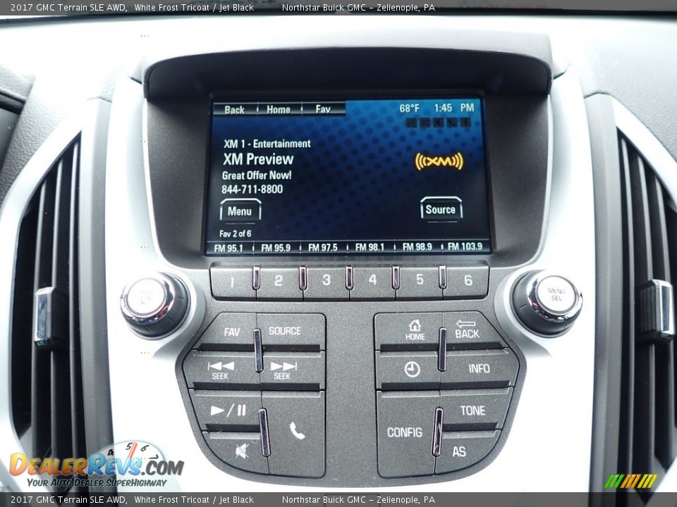 2017 GMC Terrain SLE AWD White Frost Tricoat / Jet Black Photo #24