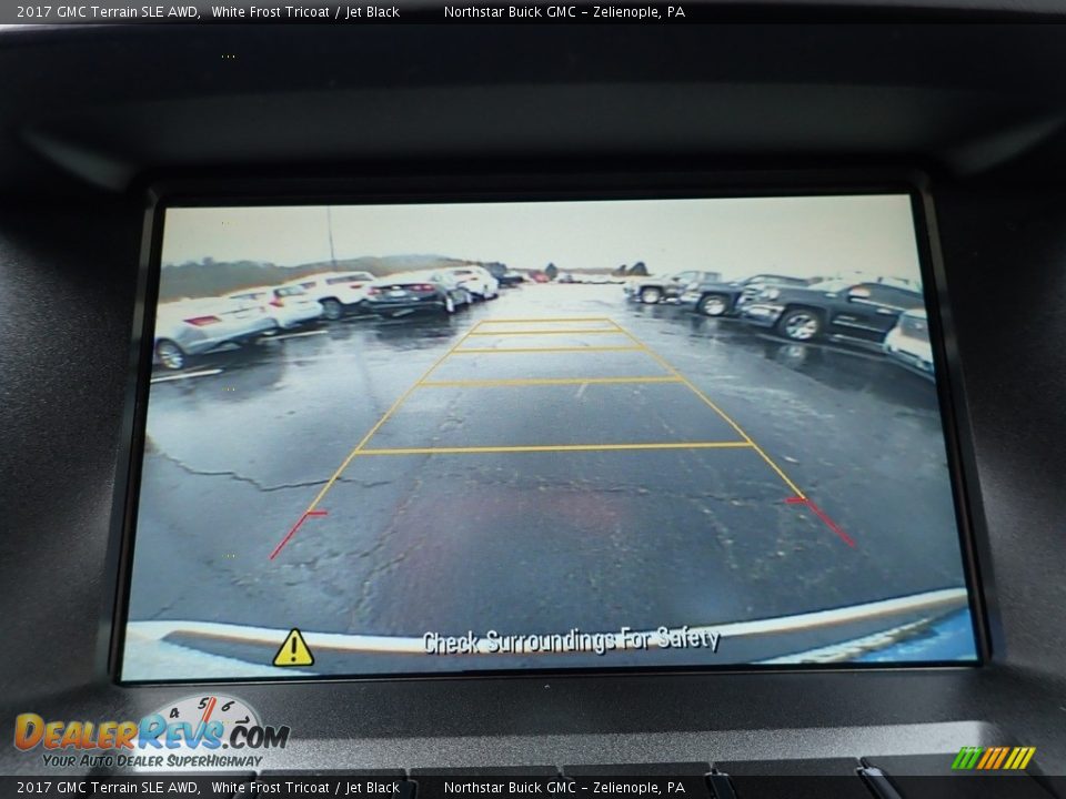 2017 GMC Terrain SLE AWD White Frost Tricoat / Jet Black Photo #25