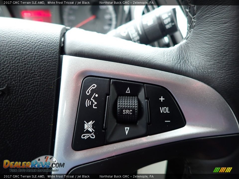 2017 GMC Terrain SLE AWD White Frost Tricoat / Jet Black Photo #28