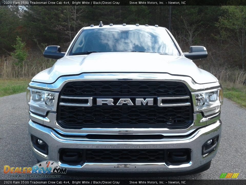 2020 Ram 3500 Tradesman Crew Cab 4x4 Bright White / Black/Diesel Gray Photo #3