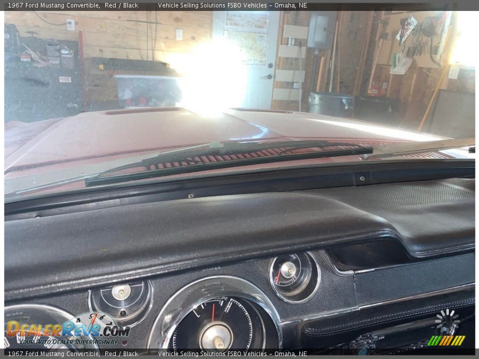 1967 Ford Mustang Convertible Red / Black Photo #21