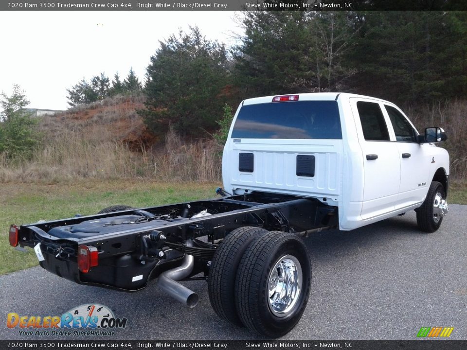 2020 Ram 3500 Tradesman Crew Cab 4x4 Bright White / Black/Diesel Gray Photo #6