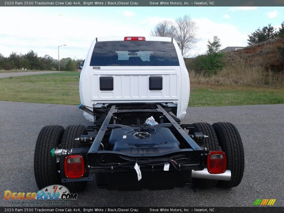 2020 Ram 3500 Tradesman Crew Cab 4x4 Bright White / Black/Diesel Gray Photo #7