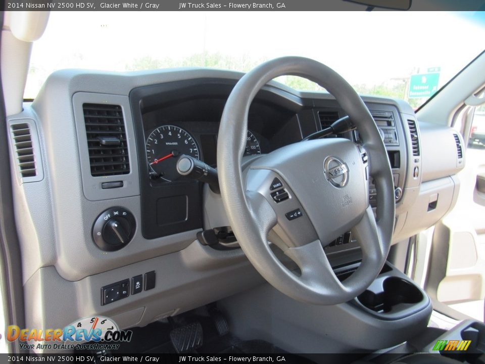 2014 Nissan NV 2500 HD SV Glacier White / Gray Photo #26