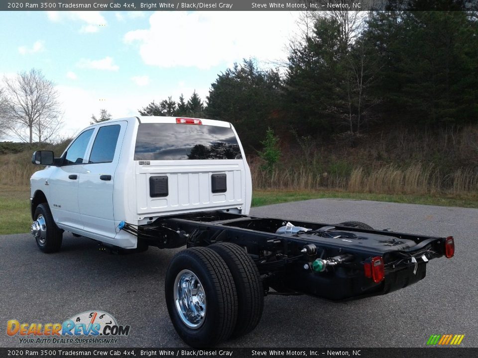 2020 Ram 3500 Tradesman Crew Cab 4x4 Bright White / Black/Diesel Gray Photo #8