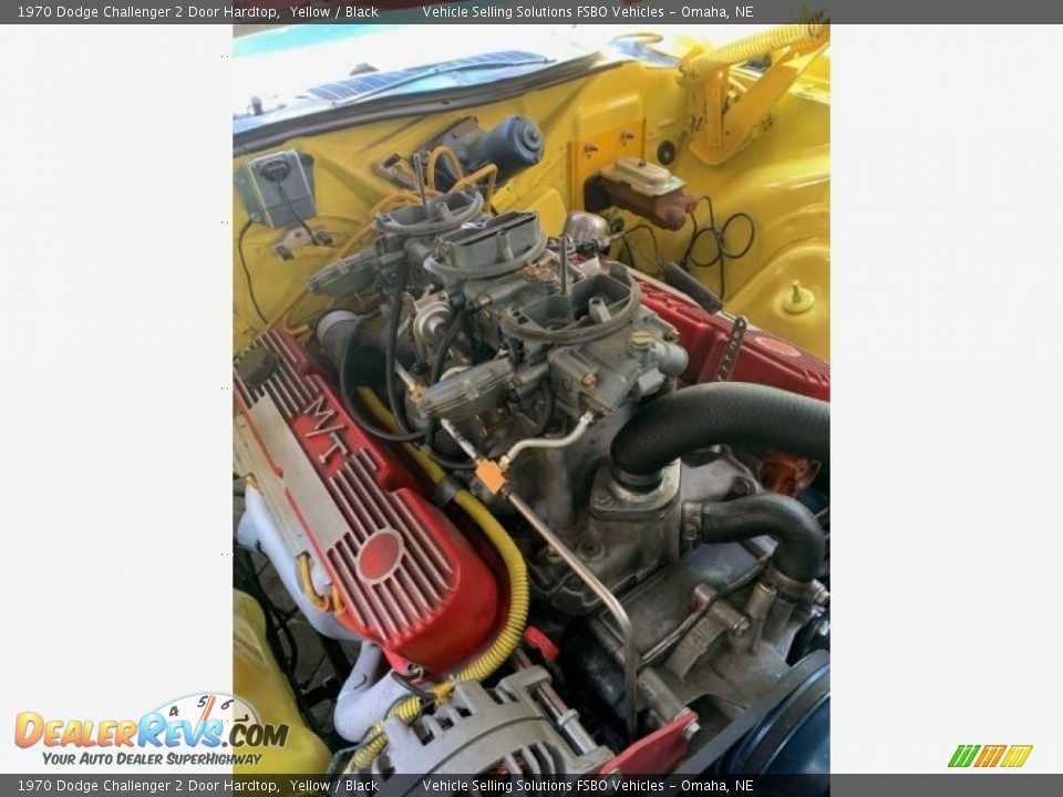 1970 Dodge Challenger 2 Door Hardtop Yellow / Black Photo #2