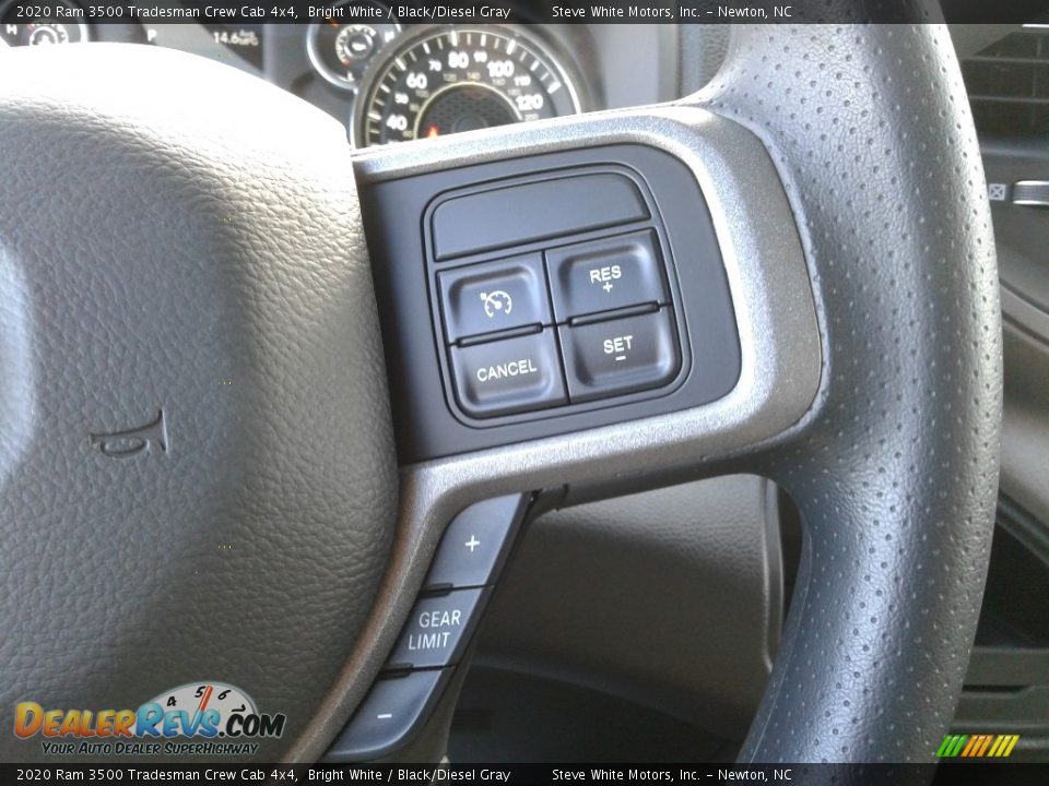 2020 Ram 3500 Tradesman Crew Cab 4x4 Bright White / Black/Diesel Gray Photo #18