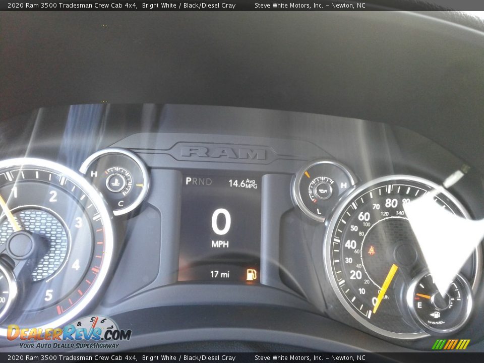 2020 Ram 3500 Tradesman Crew Cab 4x4 Bright White / Black/Diesel Gray Photo #19