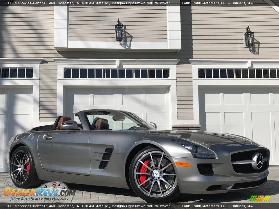 Front 3/4 View of 2012 Mercedes-Benz SLS AMG Roadster Photo #4