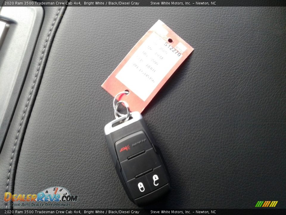 2020 Ram 3500 Tradesman Crew Cab 4x4 Bright White / Black/Diesel Gray Photo #26