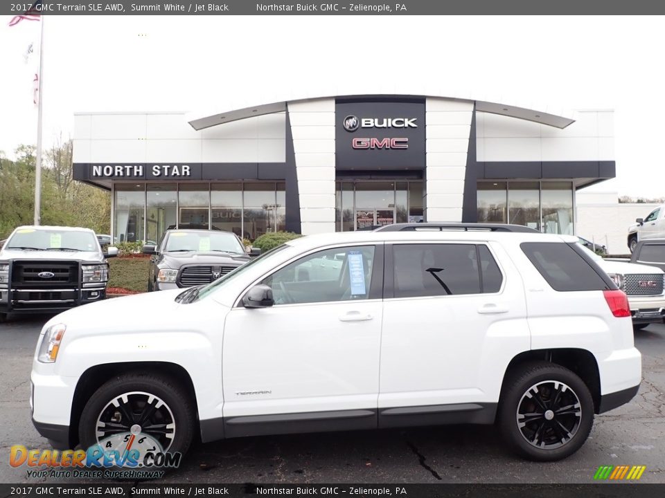 2017 GMC Terrain SLE AWD Summit White / Jet Black Photo #1