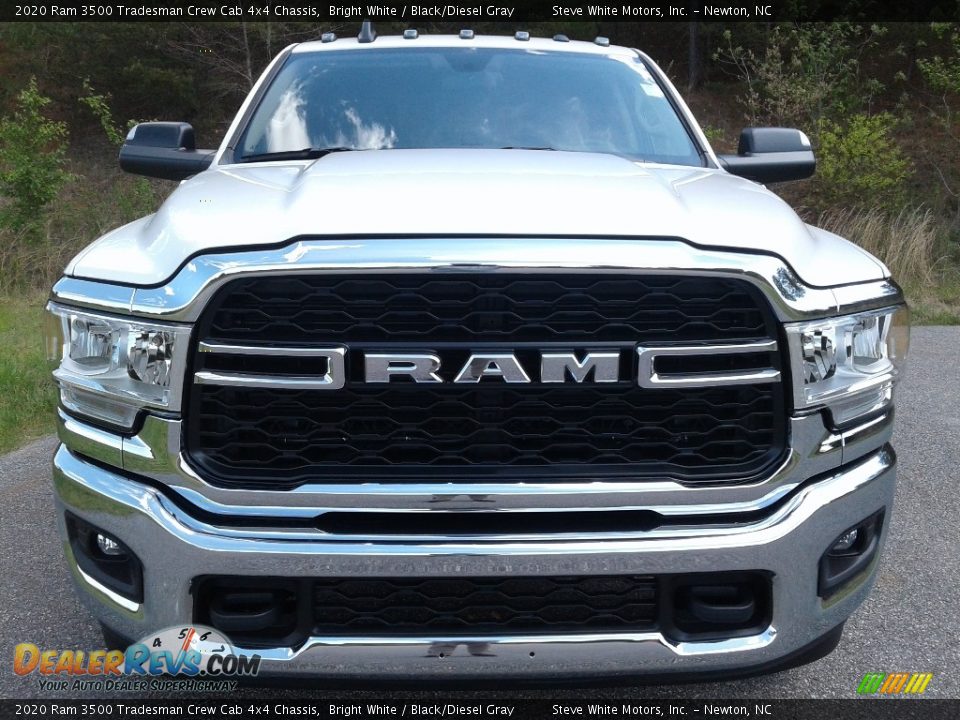 2020 Ram 3500 Tradesman Crew Cab 4x4 Chassis Bright White / Black/Diesel Gray Photo #3