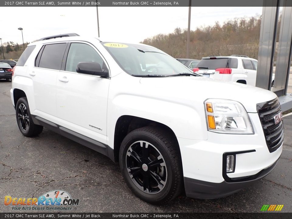 2017 GMC Terrain SLE AWD Summit White / Jet Black Photo #4