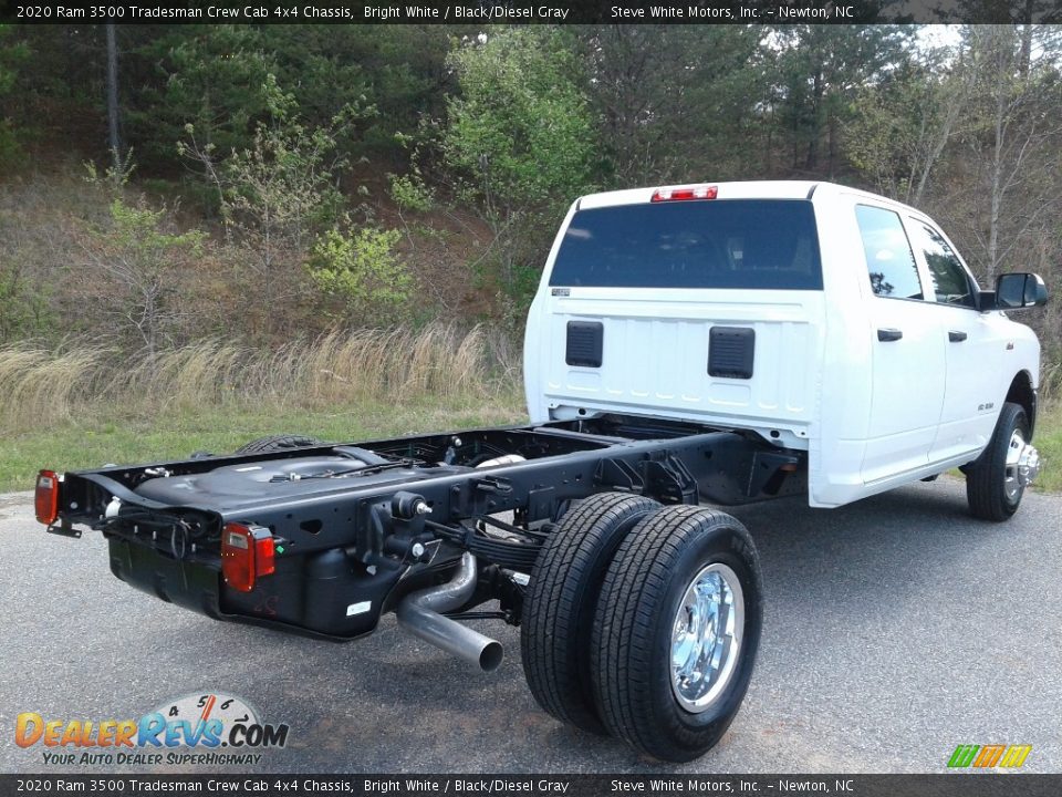 2020 Ram 3500 Tradesman Crew Cab 4x4 Chassis Bright White / Black/Diesel Gray Photo #6