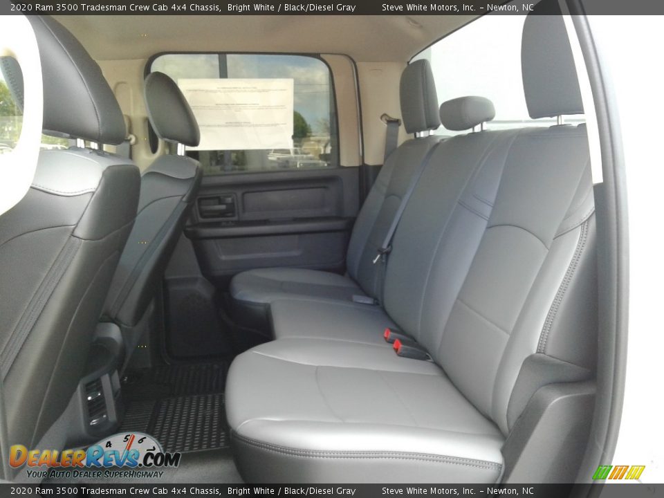 2020 Ram 3500 Tradesman Crew Cab 4x4 Chassis Bright White / Black/Diesel Gray Photo #11
