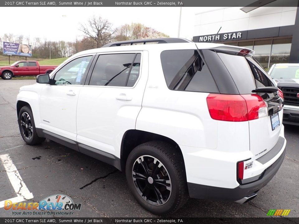 2017 GMC Terrain SLE AWD Summit White / Jet Black Photo #12