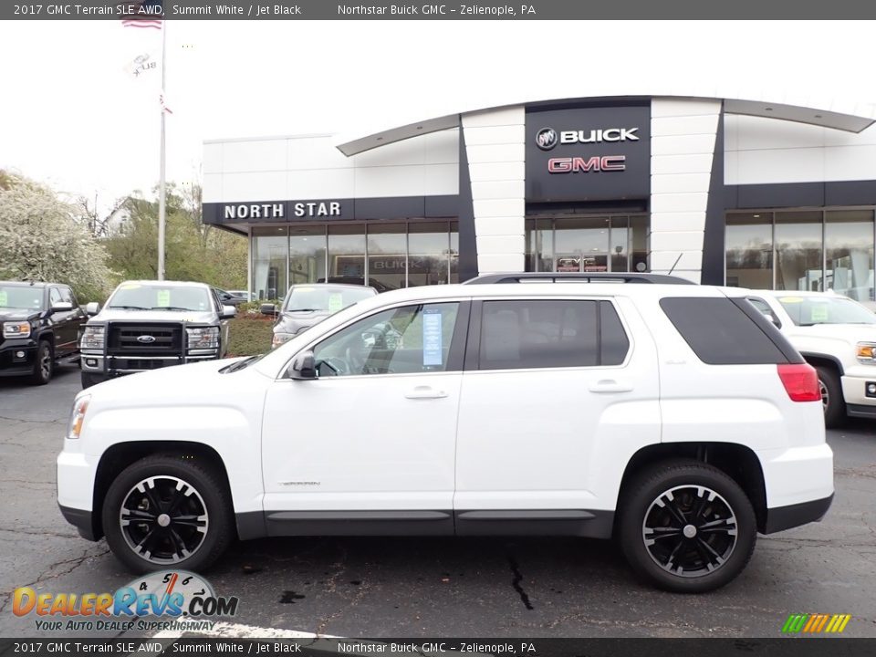 2017 GMC Terrain SLE AWD Summit White / Jet Black Photo #13