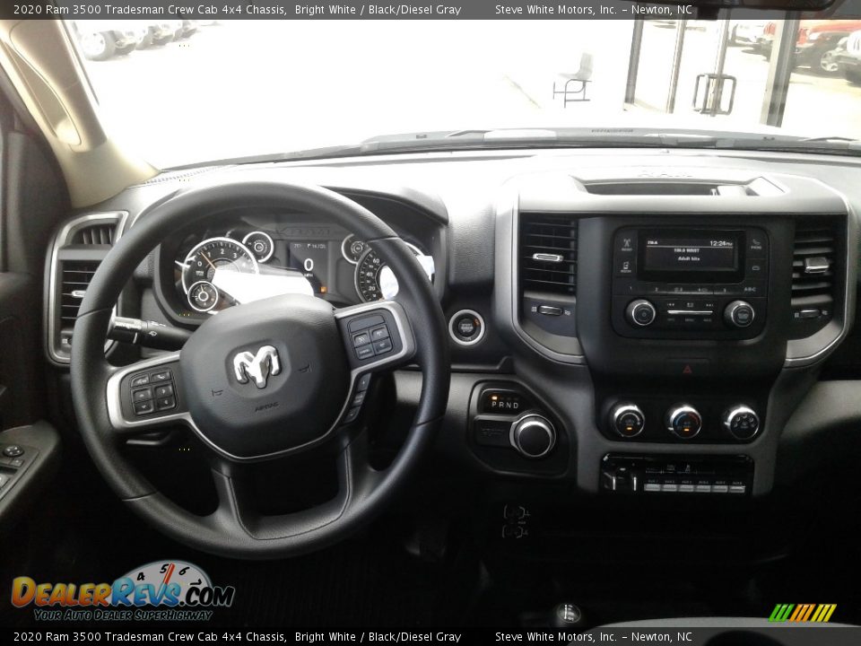 2020 Ram 3500 Tradesman Crew Cab 4x4 Chassis Bright White / Black/Diesel Gray Photo #15