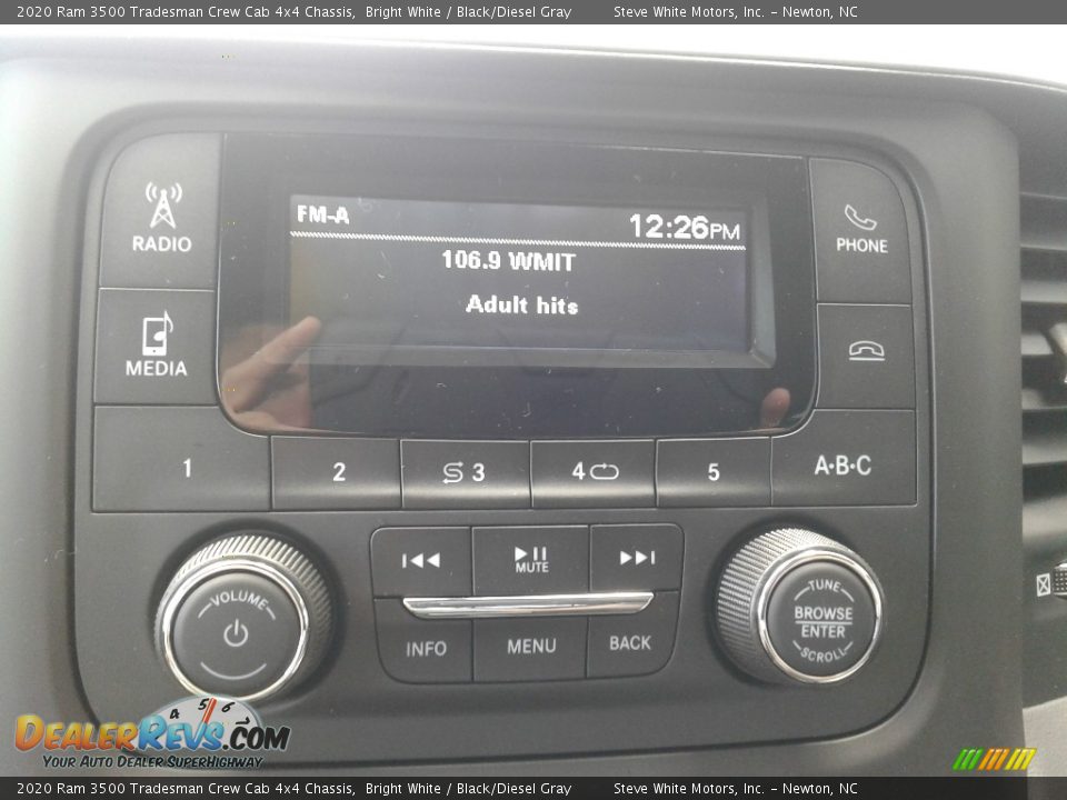 2020 Ram 3500 Tradesman Crew Cab 4x4 Chassis Bright White / Black/Diesel Gray Photo #20