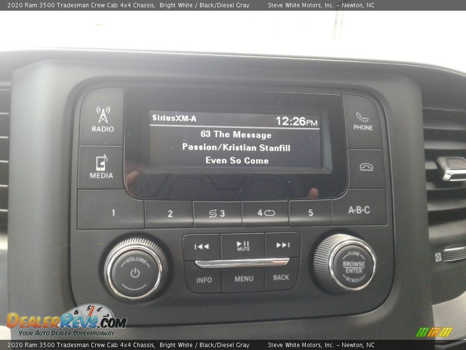 2020 Ram 3500 Tradesman Crew Cab 4x4 Chassis Bright White / Black/Diesel Gray Photo #21