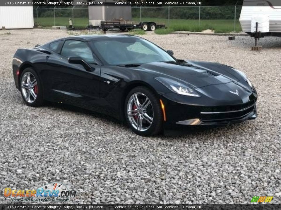 2016 Chevrolet Corvette Stingray Coupe Black / Jet Black Photo #1