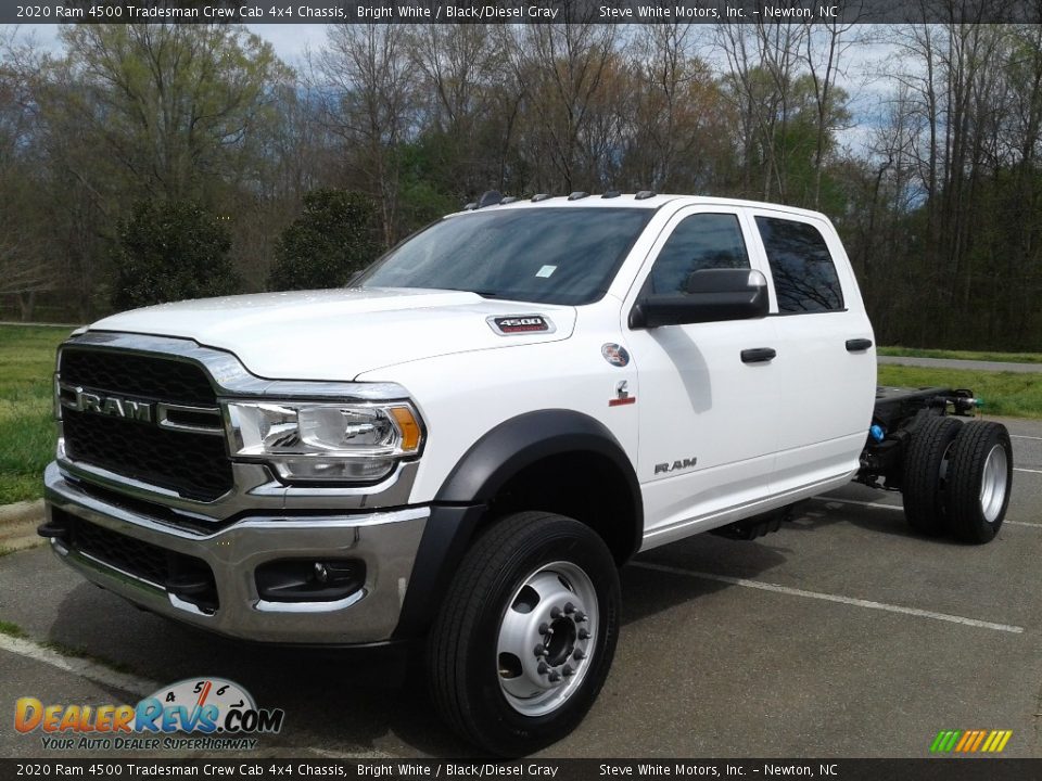 2020 Ram 4500 Tradesman Crew Cab 4x4 Chassis Bright White / Black/Diesel Gray Photo #2