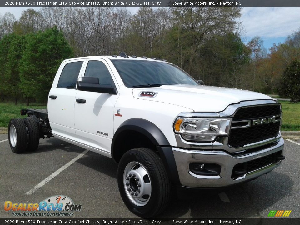 2020 Ram 4500 Tradesman Crew Cab 4x4 Chassis Bright White / Black/Diesel Gray Photo #4