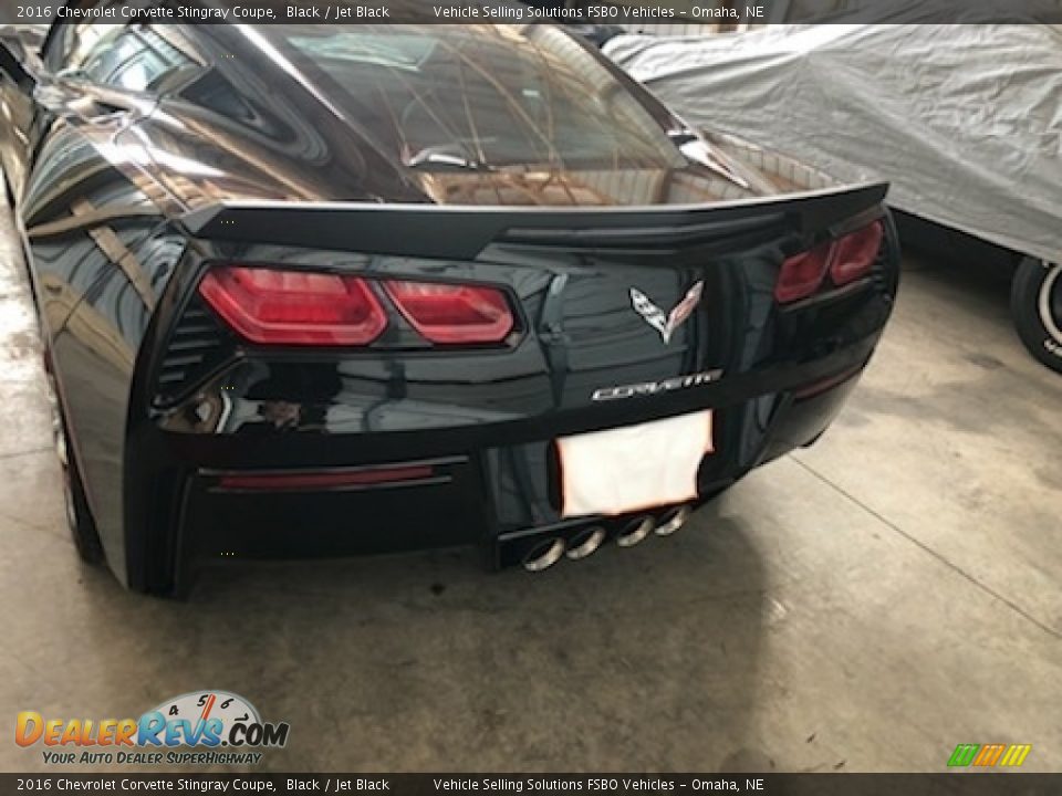 2016 Chevrolet Corvette Stingray Coupe Black / Jet Black Photo #7