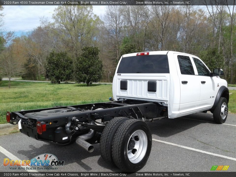 2020 Ram 4500 Tradesman Crew Cab 4x4 Chassis Bright White / Black/Diesel Gray Photo #6