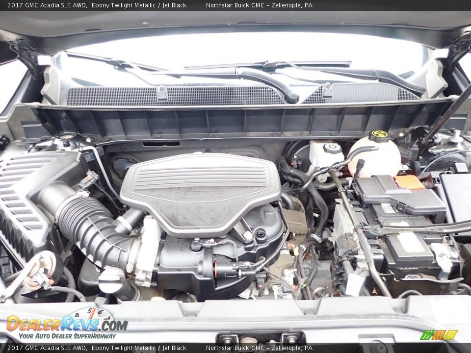 2017 GMC Acadia SLE AWD Ebony Twilight Metallic / Jet Black Photo #2