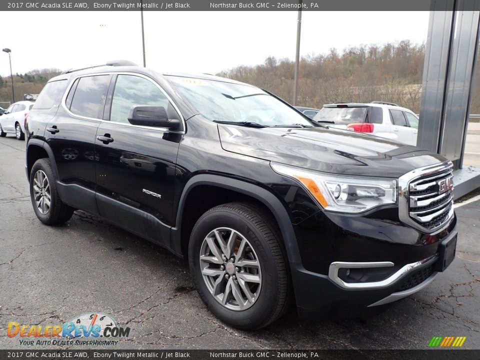 2017 GMC Acadia SLE AWD Ebony Twilight Metallic / Jet Black Photo #4