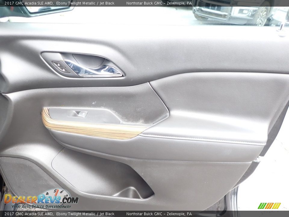 2017 GMC Acadia SLE AWD Ebony Twilight Metallic / Jet Black Photo #7