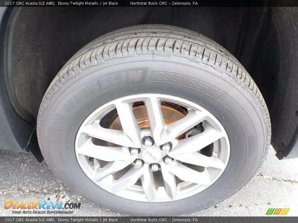 2017 GMC Acadia SLE AWD Ebony Twilight Metallic / Jet Black Photo #15
