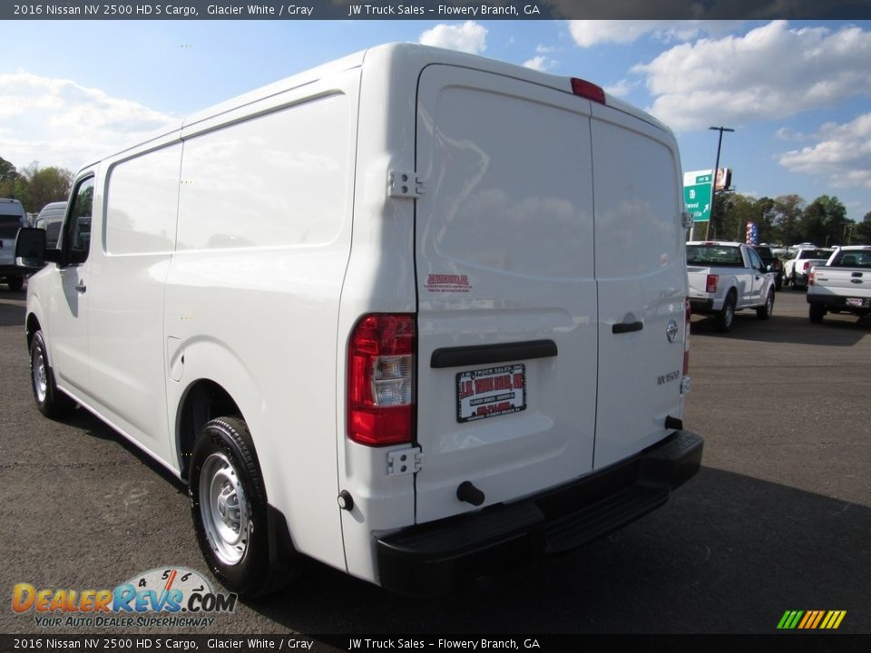 2016 Nissan NV 2500 HD S Cargo Glacier White / Gray Photo #3